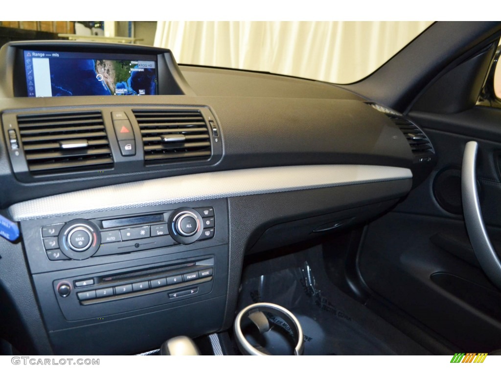 2011 1 Series 128i Coupe - Space Gray Metallic / Black photo #23