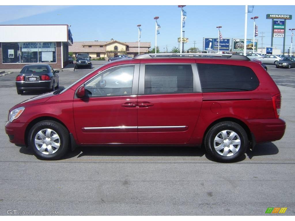 2008 Entourage GLS - Cranberry Red / Beige photo #2