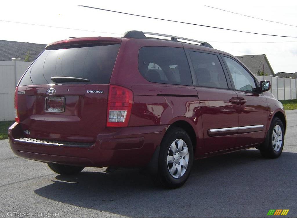 2008 Entourage GLS - Cranberry Red / Beige photo #5