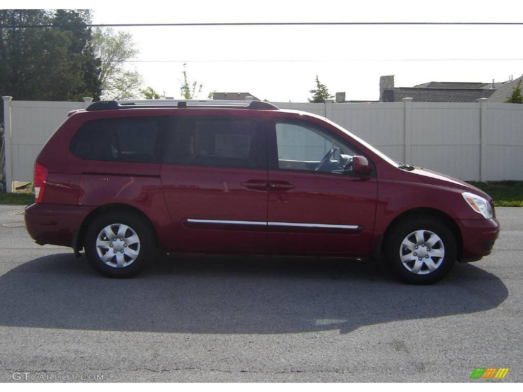 2008 Entourage GLS - Cranberry Red / Beige photo #6