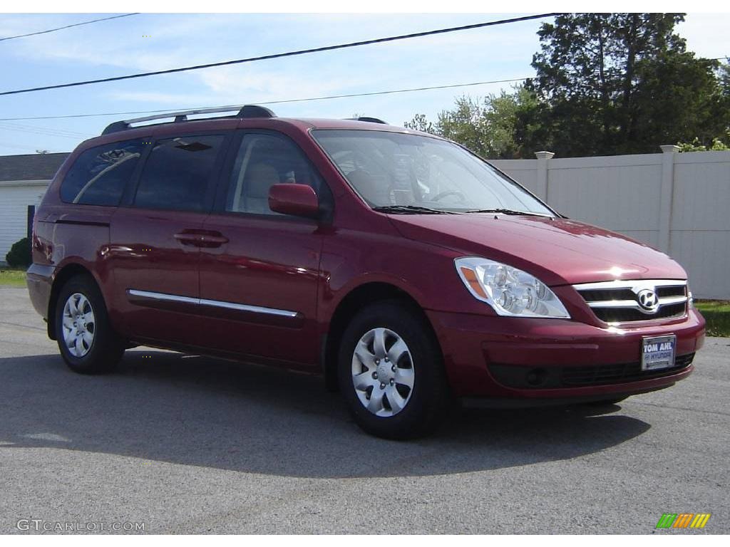 2008 Entourage GLS - Cranberry Red / Beige photo #7
