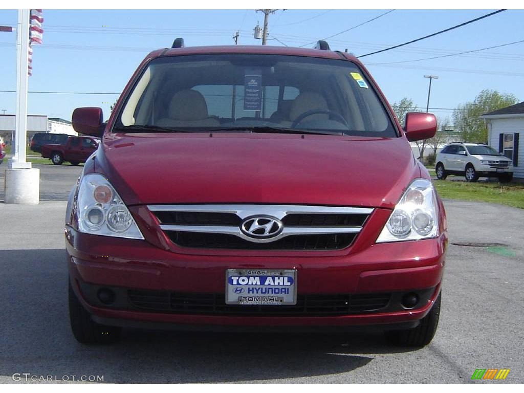 2008 Entourage GLS - Cranberry Red / Beige photo #8