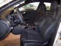 Black Valcona w/Diamond Contrast Stitching Front Seat Photo for 2014 Audi S7 #90330834