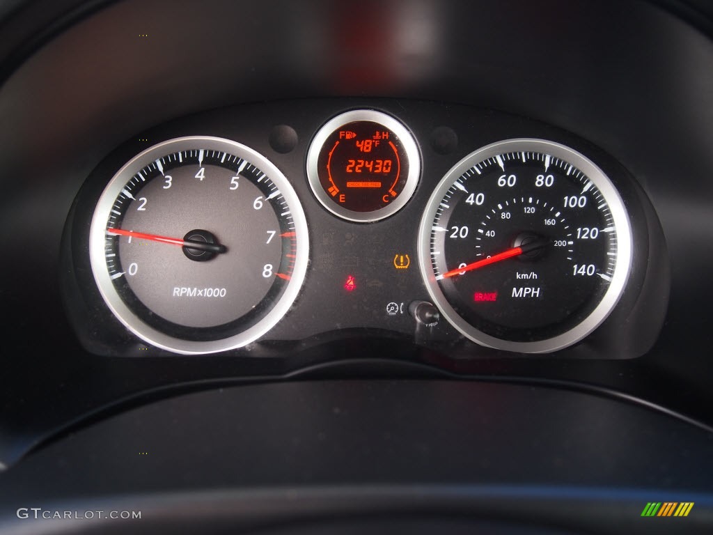 2012 Nissan Sentra SE-R Spec V Gauges Photo #90331824