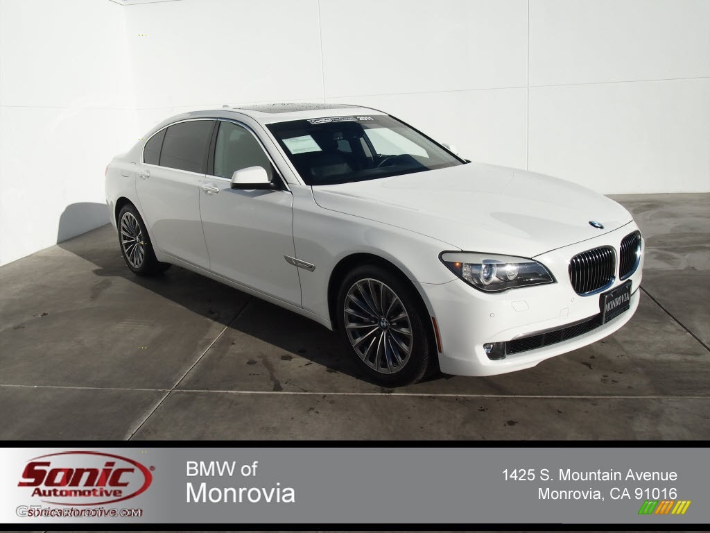 2011 7 Series 740Li Sedan - Alpine White / Black photo #1