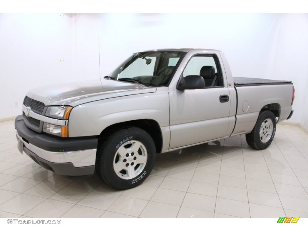 Silver Birch Metallic 2005 Chevrolet Silverado 1500 Regular Cab Exterior Photo #90332901