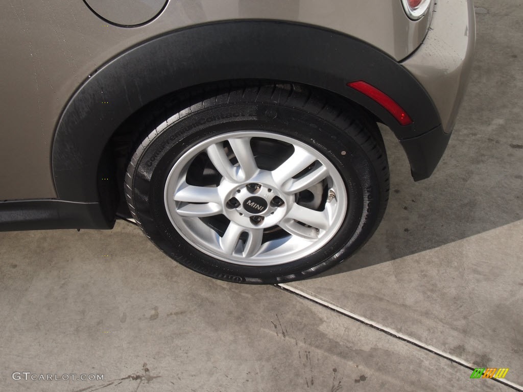 2011 Cooper Hardtop - Velvet Silver Metallic / Carbon Black photo #9