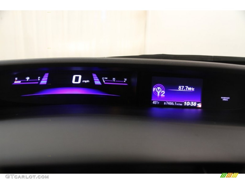 2013 Honda Civic LX Coupe Gauges Photo #90334210