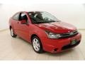 Sangria Red Metallic 2010 Ford Focus SE Coupe
