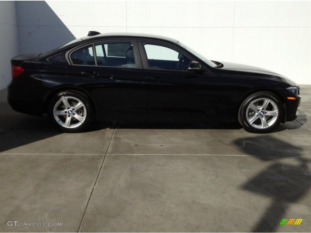 Jet Black 2014 BMW 3 Series 320i Sedan Exterior Photo #90334650
