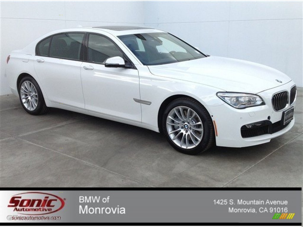 2014 7 Series 750Li Sedan - Alpine White / Black photo #1