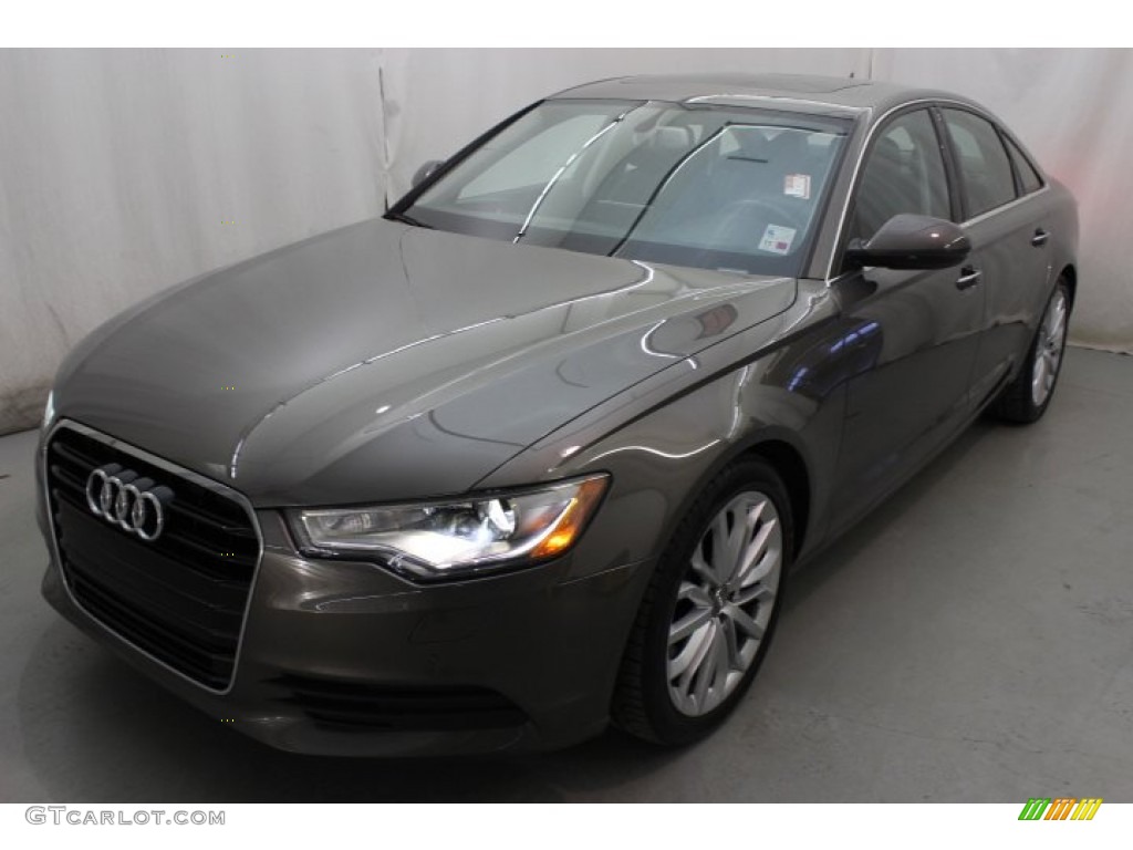 2013 A6 2.0T Sedan - Dakota Gray Metallic / Black photo #3