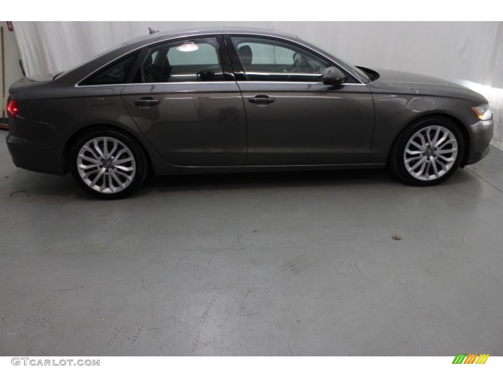 2013 A6 2.0T Sedan - Dakota Gray Metallic / Black photo #7