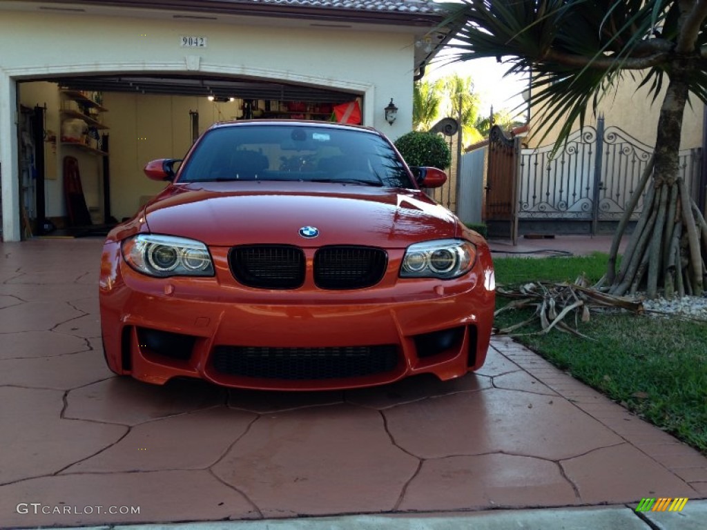 2011 1 Series M Coupe - Valencia Orange Metallic / Black photo #4