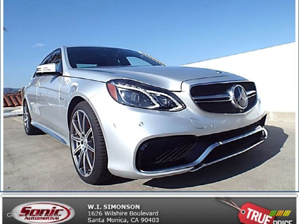 2014 E 63 AMG - Iridium Silver Metallic / Black photo #1