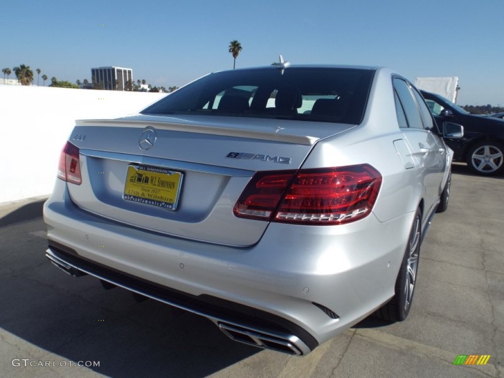 2014 E 63 AMG - Iridium Silver Metallic / Black photo #4