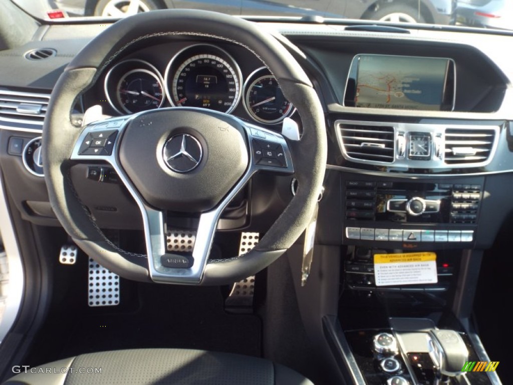 2014 Mercedes-Benz E 63 AMG Black Dashboard Photo #90337769