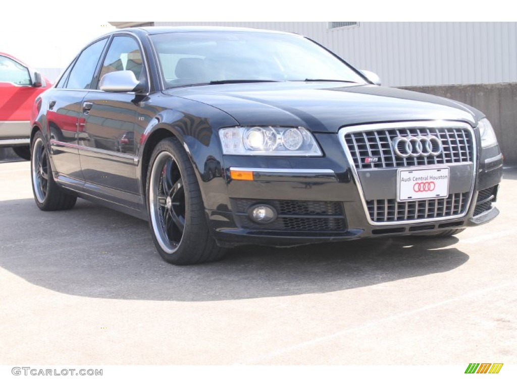 2007 S8 5.2 quattro - Brilliant Black / Espresso/Black photo #1