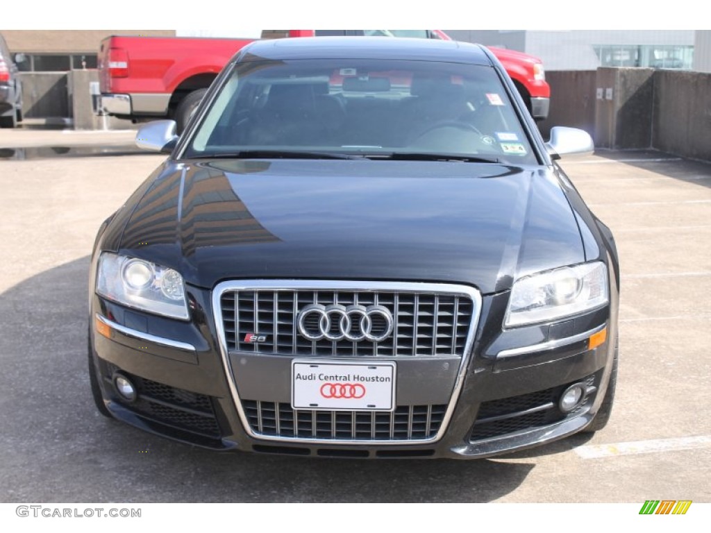 2007 S8 5.2 quattro - Brilliant Black / Espresso/Black photo #2