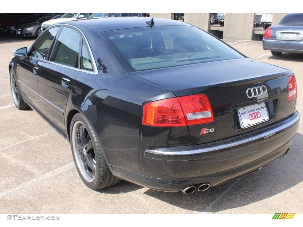 2007 S8 5.2 quattro - Brilliant Black / Espresso/Black photo #7