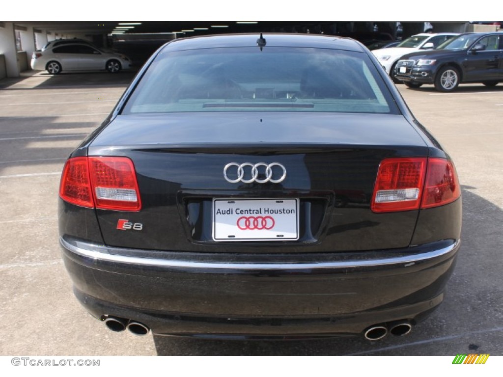 2007 S8 5.2 quattro - Brilliant Black / Espresso/Black photo #8