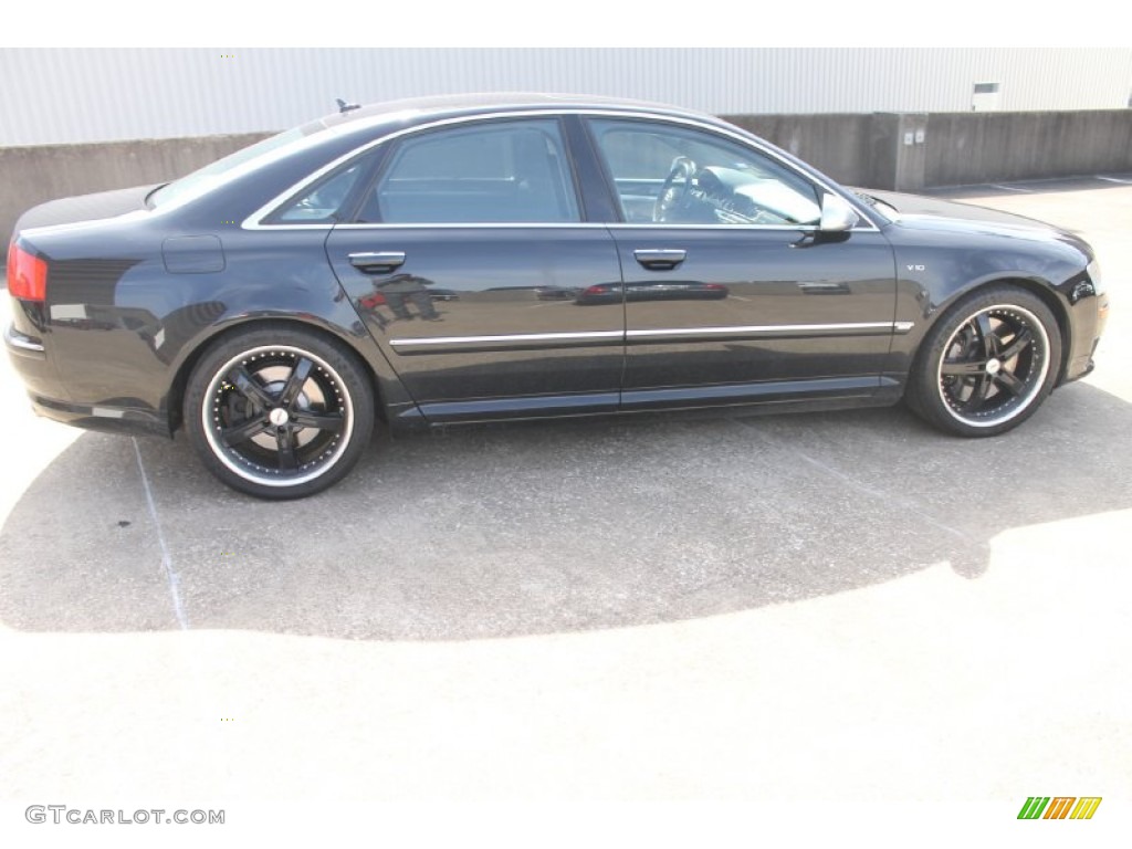 2007 S8 5.2 quattro - Brilliant Black / Espresso/Black photo #11