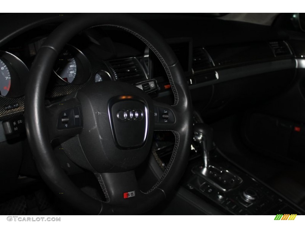 2007 S8 5.2 quattro - Brilliant Black / Espresso/Black photo #15