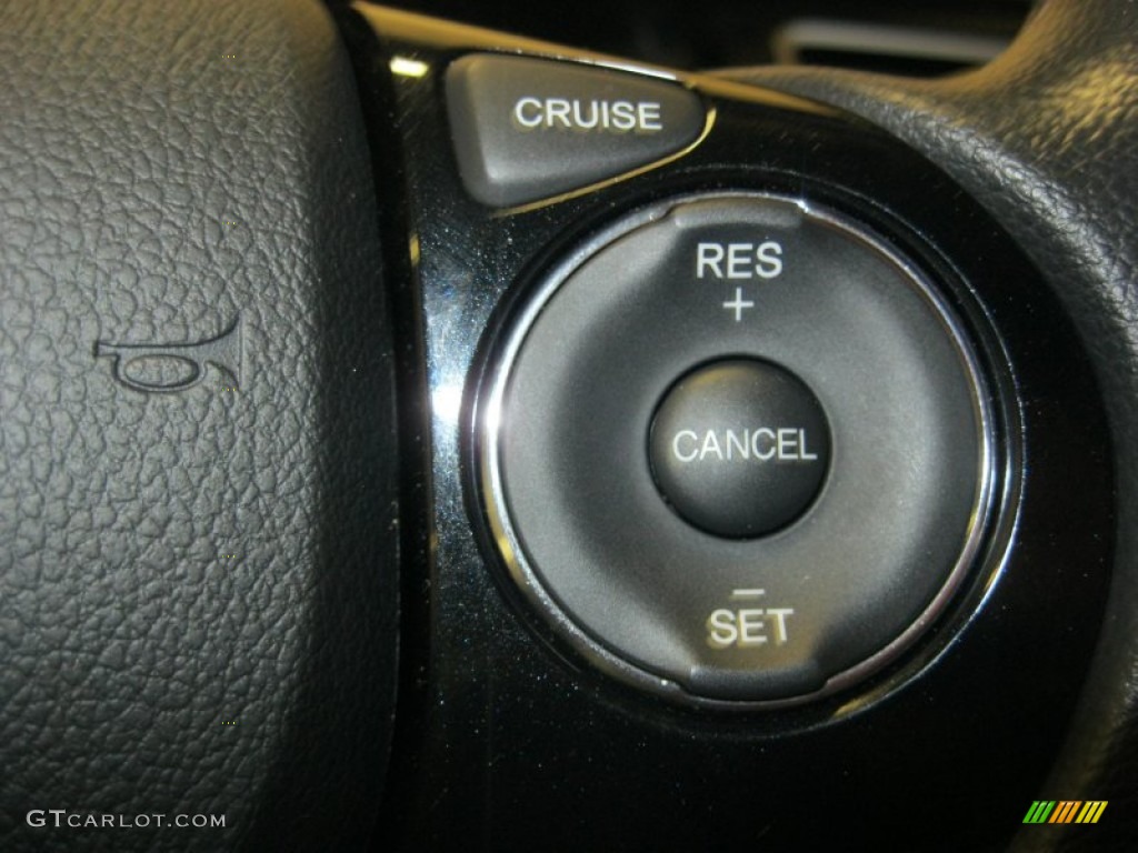 2013 Civic EX Coupe - Polished Metal Metallic / Black photo #24