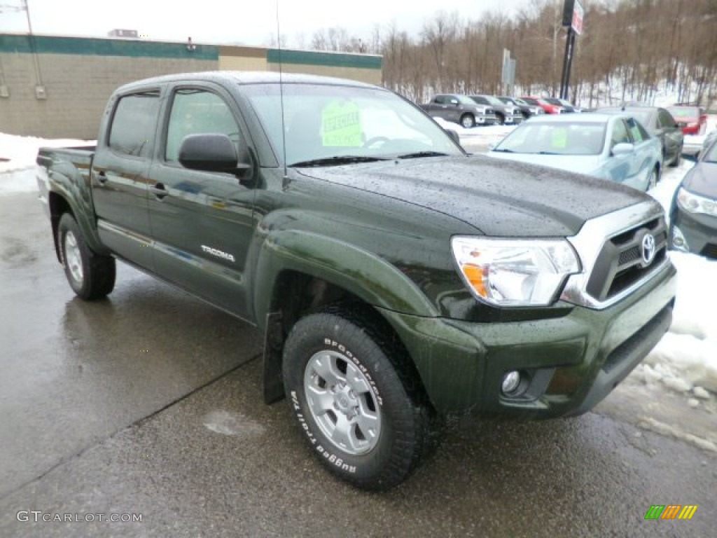 2013 Tacoma V6 TRD Double Cab 4x4 - Spruce Green Mica / Graphite photo #1