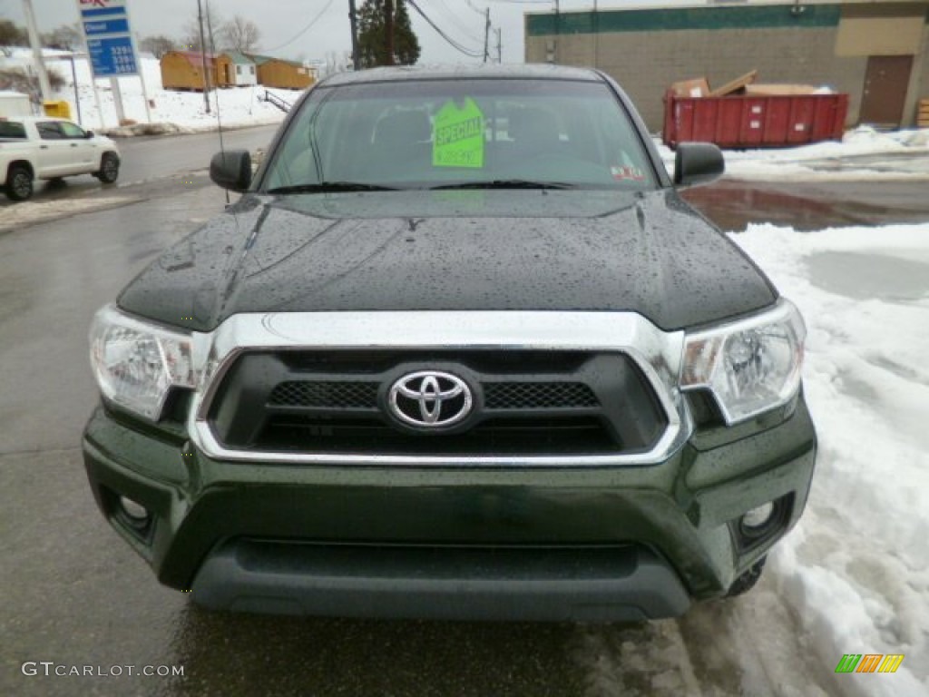 2013 Tacoma V6 TRD Double Cab 4x4 - Spruce Green Mica / Graphite photo #2