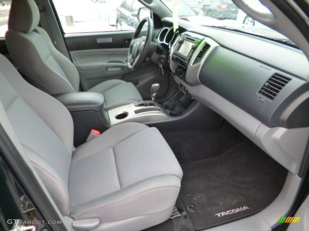 2013 Tacoma V6 TRD Double Cab 4x4 - Spruce Green Mica / Graphite photo #8