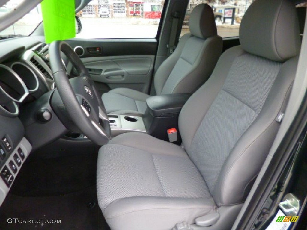 2013 Tacoma V6 TRD Double Cab 4x4 - Spruce Green Mica / Graphite photo #10