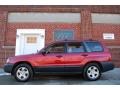 Cayenne Red Pearl 2005 Subaru Forester 2.5 X