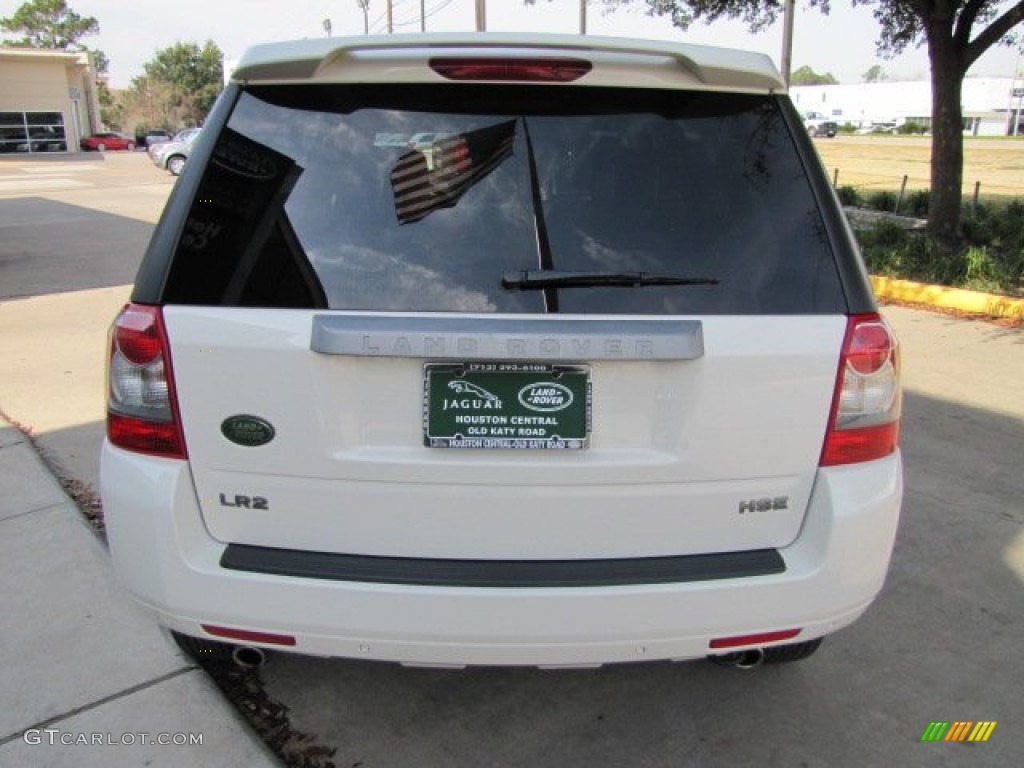2008 LR2 HSE - Alaska White / Alpaca Beige photo #9