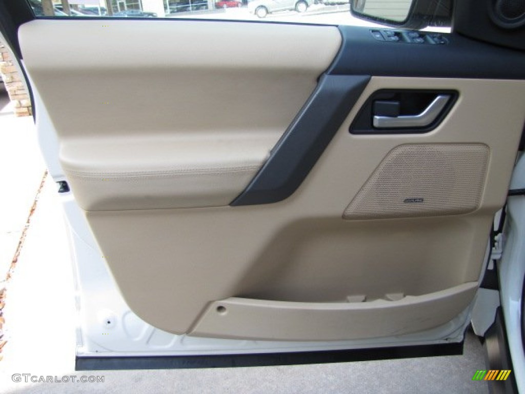 2008 LR2 HSE - Alaska White / Alpaca Beige photo #41