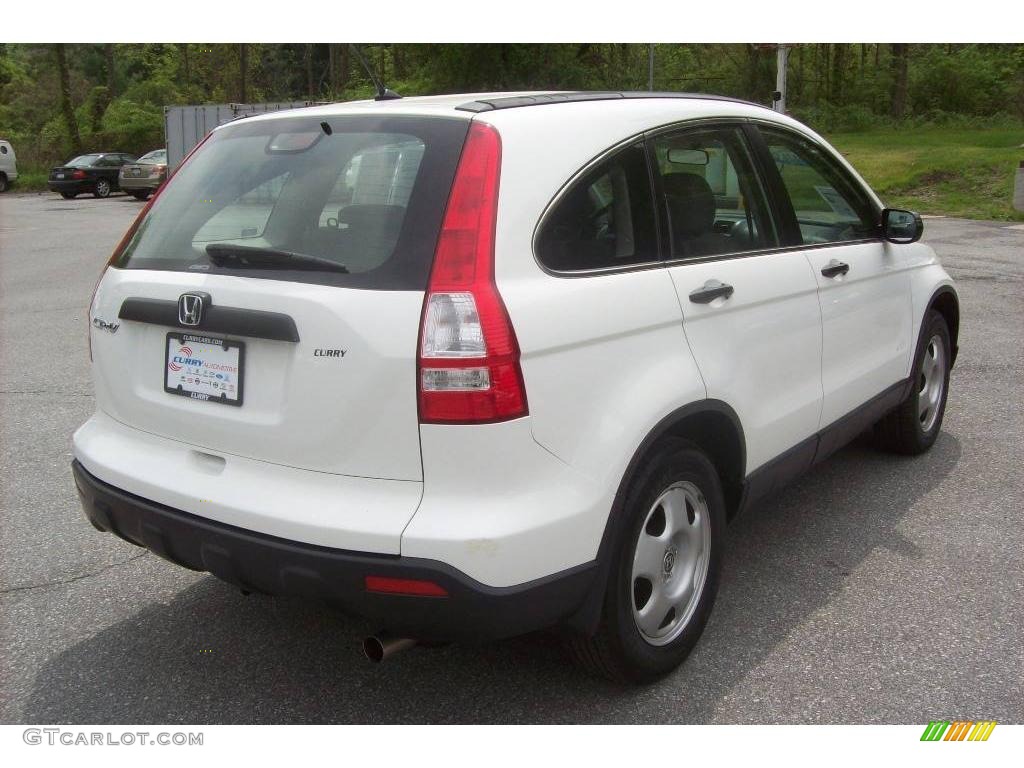 2007 CR-V LX 4WD - Taffeta White / Gray photo #3