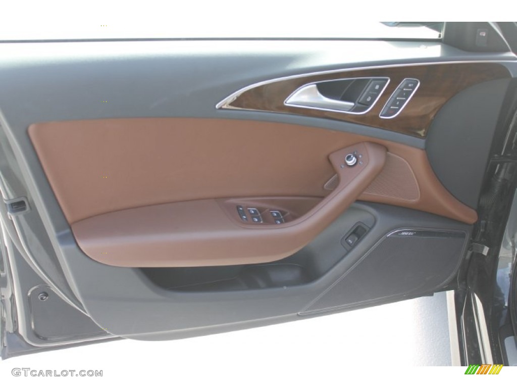 2013 A6 3.0T quattro Sedan - Oolong Gray Metallic / Nougat Brown photo #13