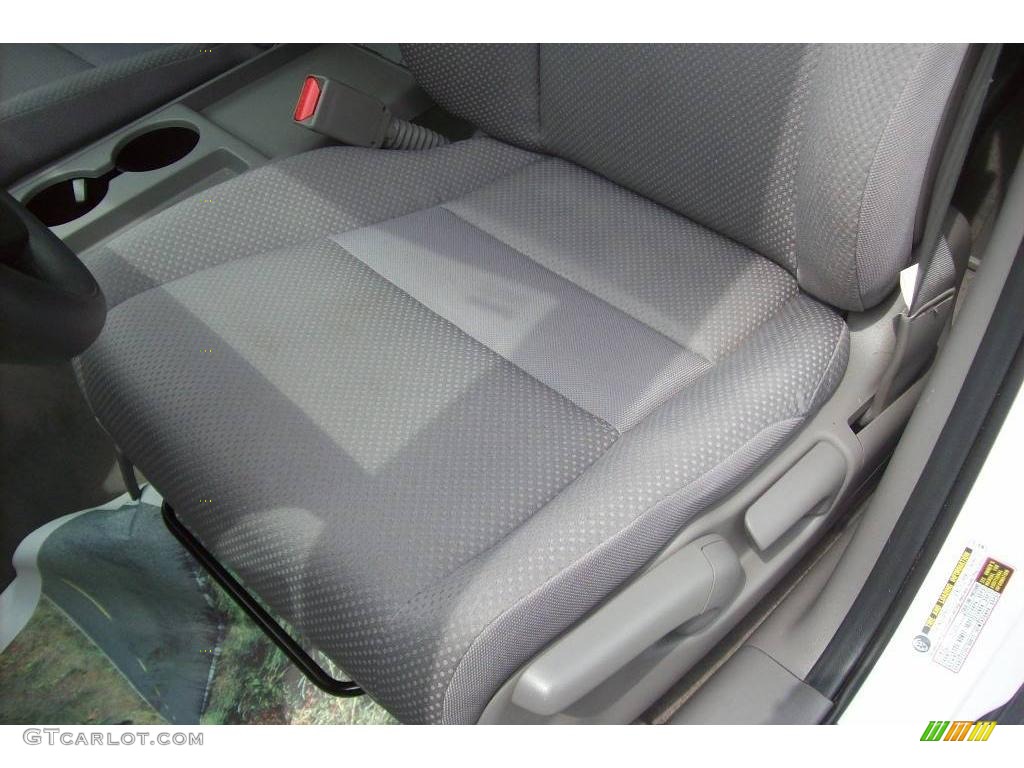 2007 CR-V LX 4WD - Taffeta White / Gray photo #6