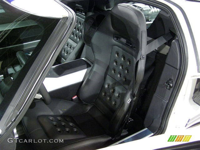 Ebony Black Interior 2005 Ford GT Standard GT Model Photo #90343