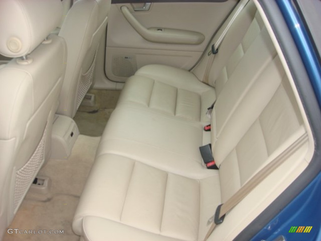2003 Audi A4 1.8T Sedan Rear Seat Photos