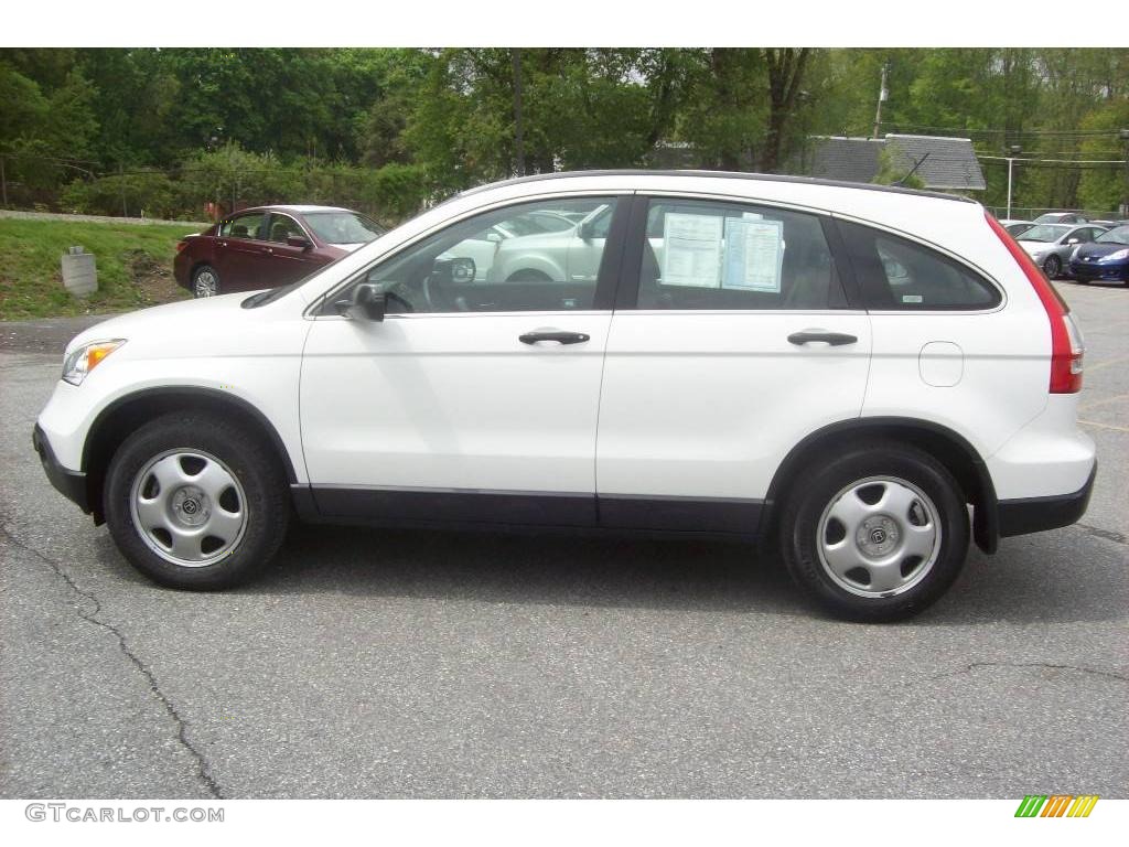 2007 CR-V LX 4WD - Taffeta White / Gray photo #19