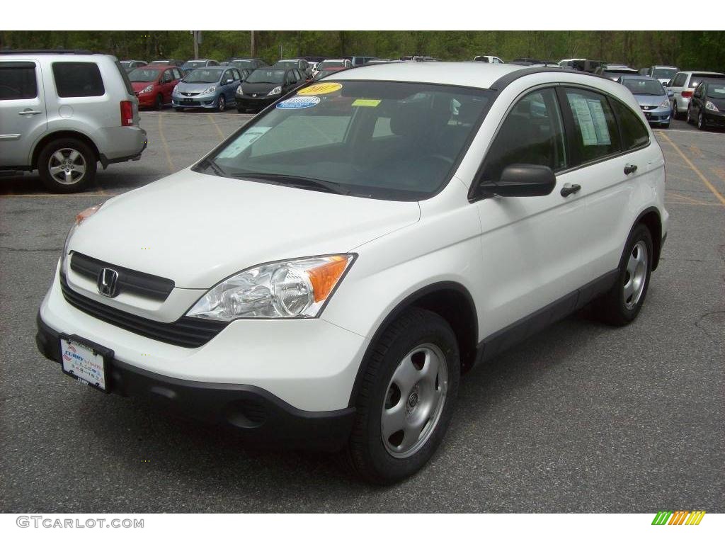 2007 CR-V LX 4WD - Taffeta White / Gray photo #21