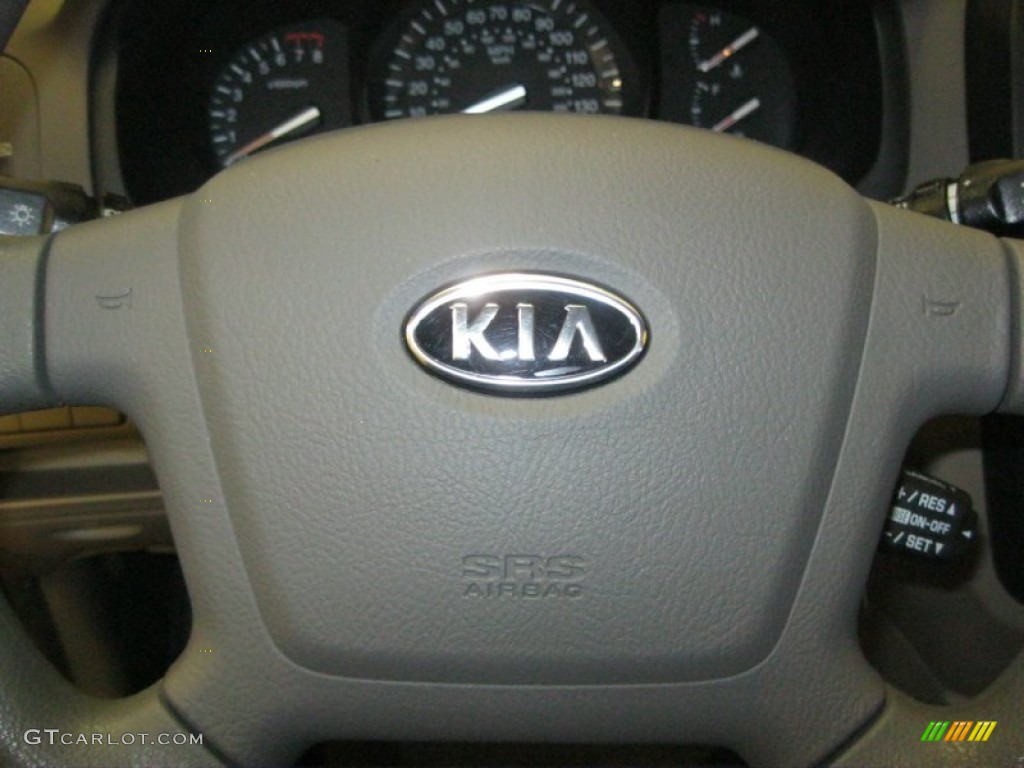 2009 Spectra EX Sedan - Spicy Red Metallic / Gray photo #18