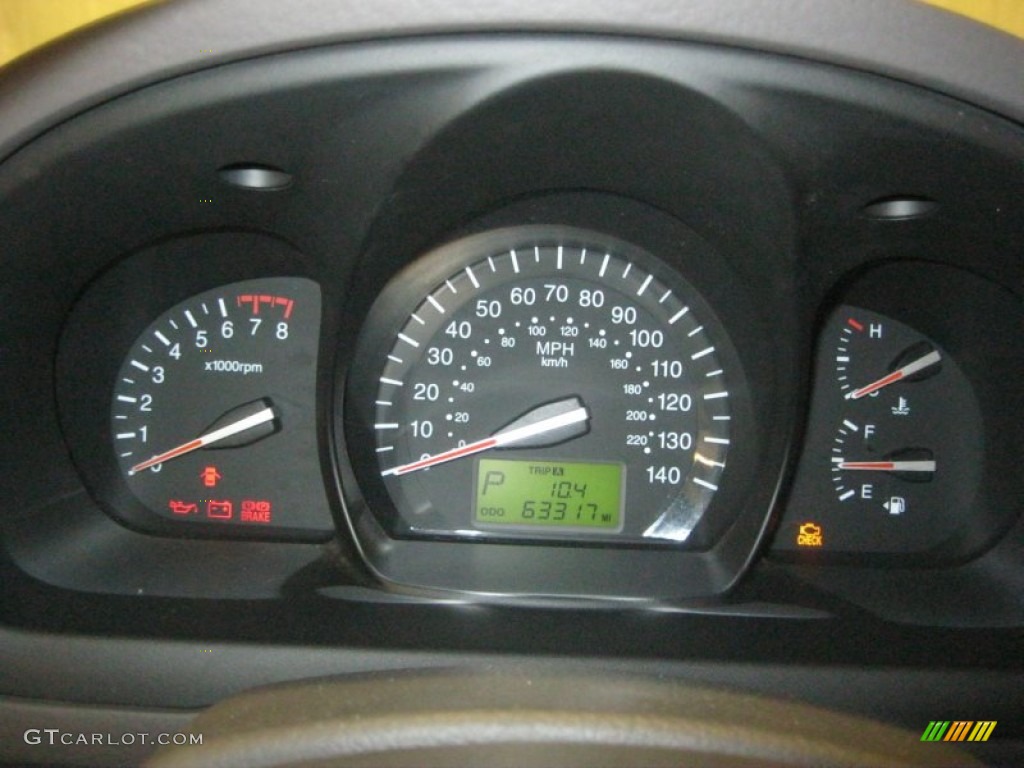 2009 Spectra EX Sedan - Spicy Red Metallic / Gray photo #30