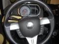 2014 Chevrolet Spark Yellow/Yellow Interior Steering Wheel Photo