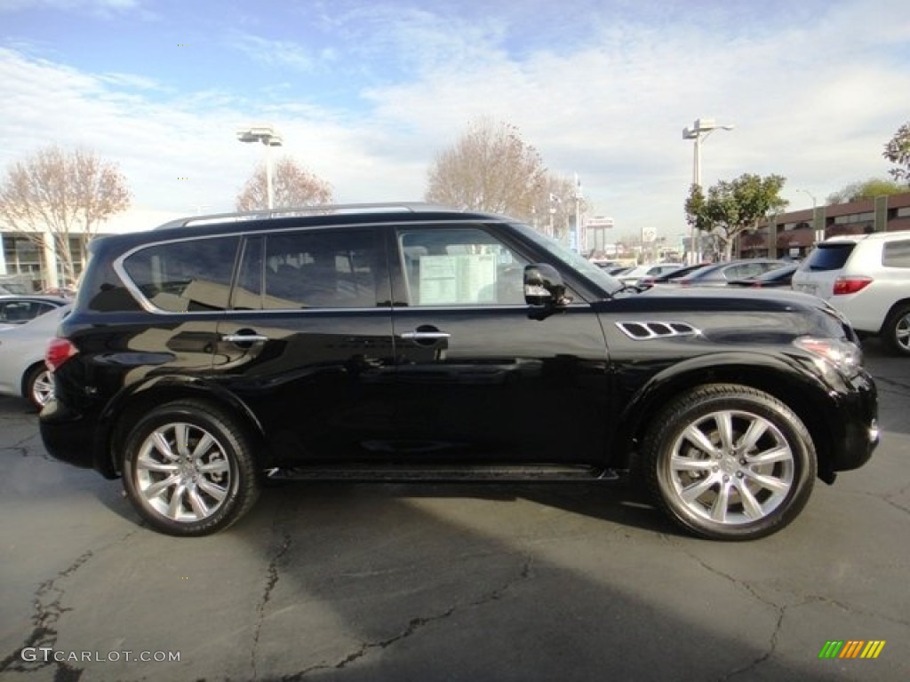 Black Obsidian 2012 Infiniti QX 56 4WD Exterior Photo #90343955