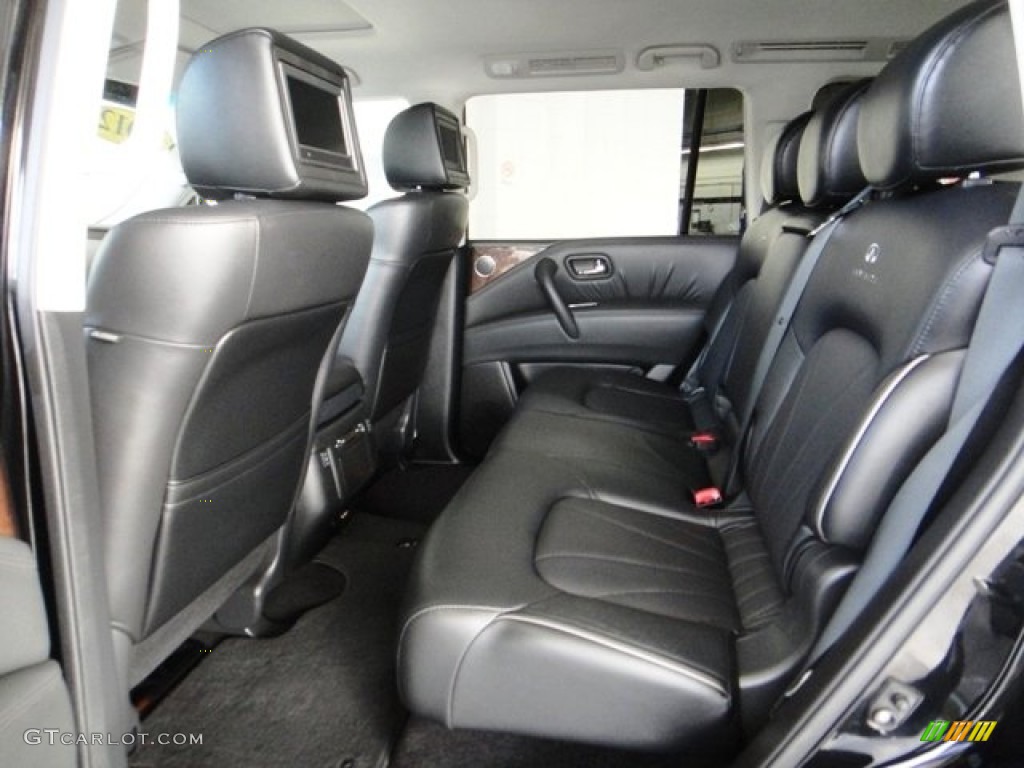 Graphite Interior 2012 Infiniti QX 56 4WD Photo #90344249