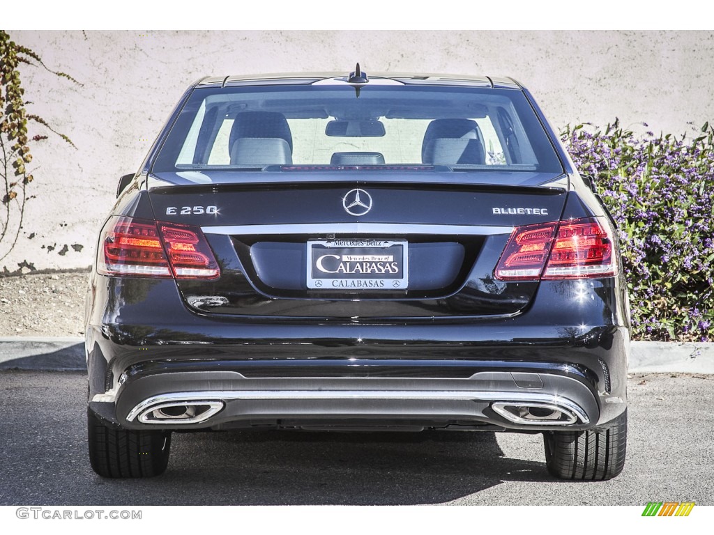 2014 E E250 BlueTEC Sedan - Black / Black photo #3