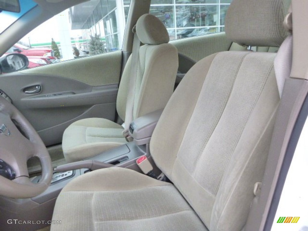 2002 Altima 3.5 SE - Cloud White / Blond Beige photo #10