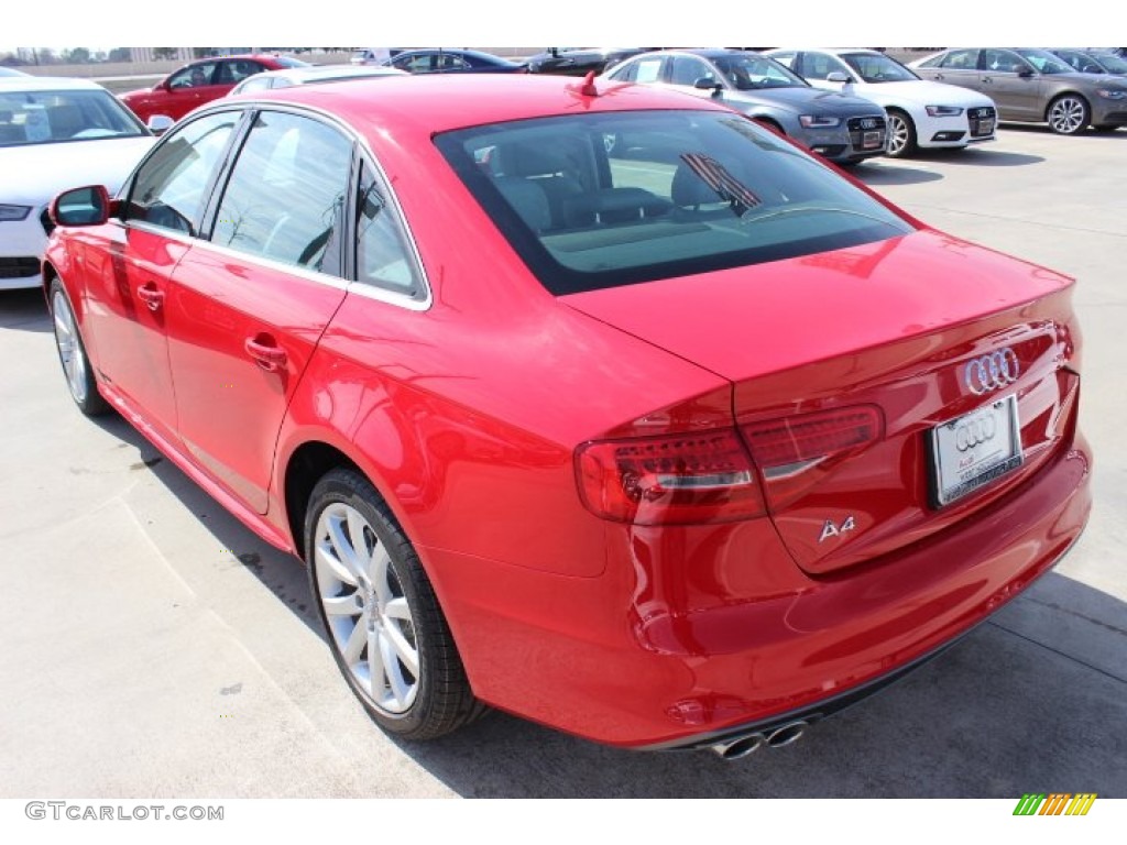2014 A4 2.0T Sedan - Brilliant Red / Titanium Grey photo #5